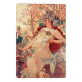 Alphonse Mucha, The Seasons, Autumn (1896) Mini Klembord (Achterkant)