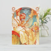 Alphonse Mucha The Slav Epic Invitations Kaart (Staand voorkant)