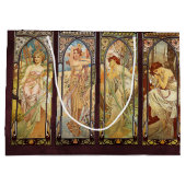 Alphonse Mucha, The Times of the Day Groot Cadeauzakje (Achterkant)