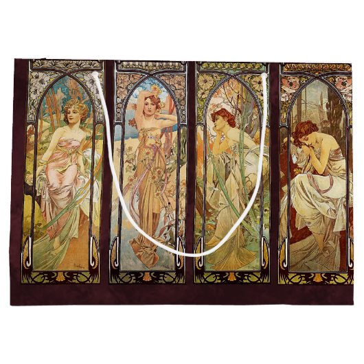 Alphonse Mucha, The Times of the Day Groot Cadeauzakje (Achterkant)