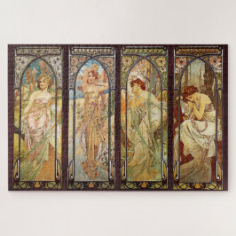 Alphonse Mucha, The Times of the Day Legpuzzel