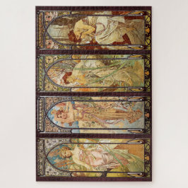 Alphonse Mucha, The Times of the Day Legpuzzel