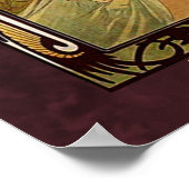 Alphonse Mucha, The Times of the Day Poster (Hoek)