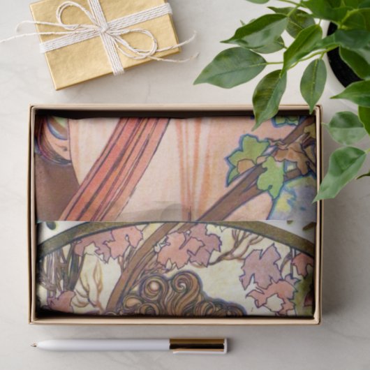 Alphonse Mucha Tissuepapier (Geschenk)