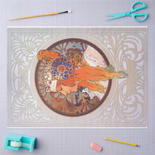 Alphonse Mucha Tissuepapier (Craft)