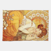 Alphonse Mucha Topaz Kitchen Towel Theedoek (Horizontaal)