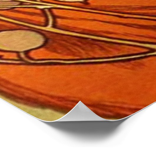 Alphonse Mucha Topaz Poster (Hoek)