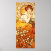 Alphonse Mucha Topaz Poster (Voorkant)