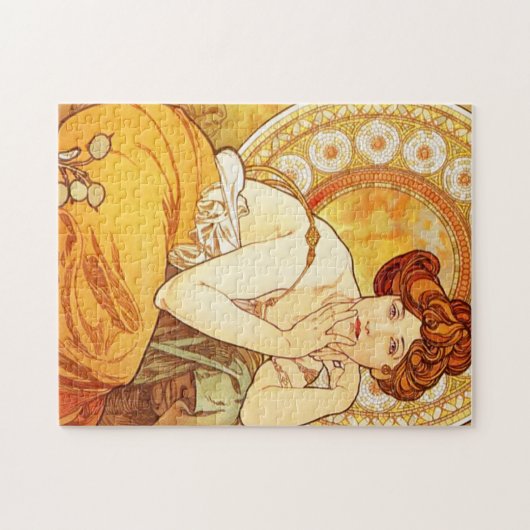 Alphonse Mucha Topaz Puzzle Legpuzzel (Horizontaal)