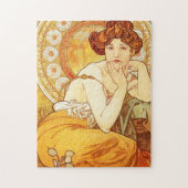 Alphonse Mucha Topaz Puzzle Legpuzzel (Verticaal)