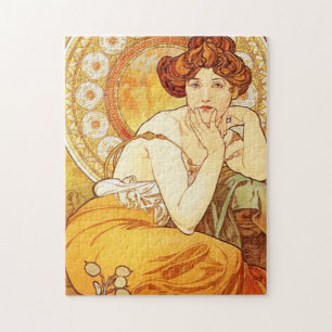 Alphonse Mucha Topaz Puzzle Legpuzzel