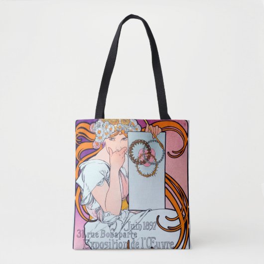 Alphonse Mucha Tote Bag (Voorkant)