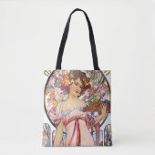 Alphonse Mucha Tote Bag (Voorkant)