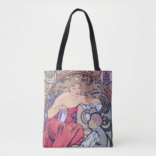 Alphonse Mucha Tote Bag (Voorkant)