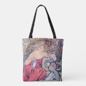Alphonse Mucha Tote Bag (Achterkant)