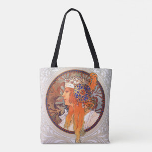 Alphonse Mucha Tote Bag