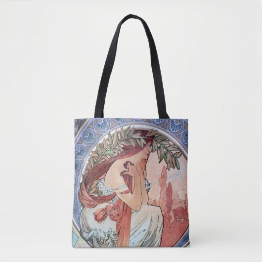 Alphonse Mucha Tote Bag (Voorkant)