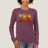 Alphonse Mucha Tri-Blend Shirt (Voorkant)