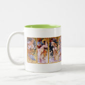 Alphonse Mucha Tweekleurige Koffiemok (Links)
