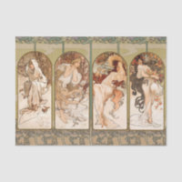 Alphonse Mucha Vier Seizoenen 1897 Art Nouveau Pan
