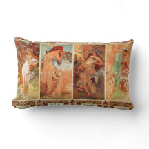 Alphonse Mucha Vier Seizoenen Art Nouveau