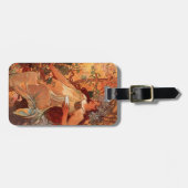 Alphonse Mucha, Vier seizoenen, herfst Bagagelabel (Voorkant horizontaal)
