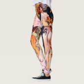 Alphonse Mucha - Vier seizoenen Leggings (Links)