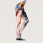 Alphonse Mucha - Vier seizoenen Leggings (Rechts)