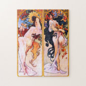 Alphonse Mucha - Vier seizoenen Legpuzzel (Verticaal)