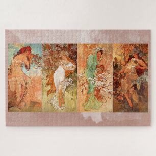 Alphonse Mucha, Vier seizoenen Legpuzzel