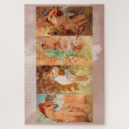 Alphonse Mucha, Vier seizoenen Legpuzzel