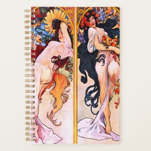 Alphonse Mucha - Vier seizoenen Planner