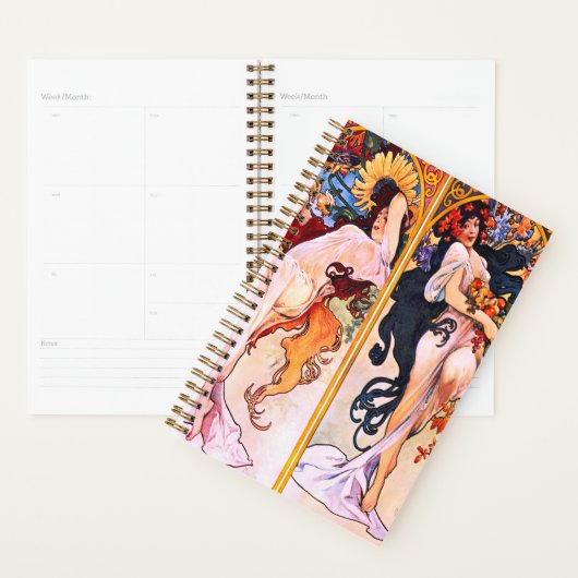 Alphonse Mucha - Vier seizoenen Planner (Display)