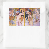 Alphonse Mucha Vier Seizoenen Stickers (Tas)