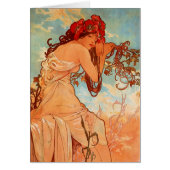 Alphonse Mucha, Vier seizoenen, zomer (Voorkant)