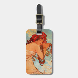 Alphonse Mucha, Vier seizoenen, zomer Bagagelabel