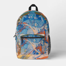 Alphonse Mucha voor Sokol Festival (1926) Bedrukte Rugzak