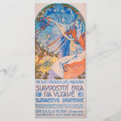 Alphonse Mucha voor Sokol Festival (1926) Menu (Achterkant)