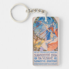 Alphonse Mucha voor Sokol Festival (1926) Sleutelhanger