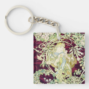 Alphonse Mucha, Vrouw met Daisy Sleutelhanger