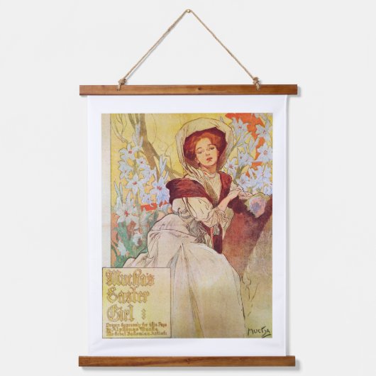 Alphonse Mucha wandkunst hangend wandtapijt Wandkleed (Voorkant)