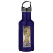 Alphonse Mucha Waterfles (Voorkant)