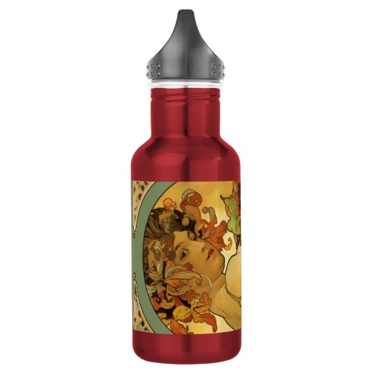 Alphonse Mucha Waterfles (Links)