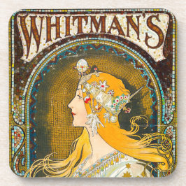Alphonse Mucha  Whitman's Ad Bier Onderzetter
