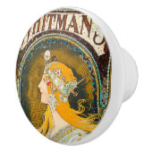 Alphonse Mucha  Whitman's Ad Keramische Knop (Rechts)