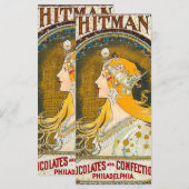 Alphonse Mucha  Whitman's Ad Menu (Voorkant / Achterkant)