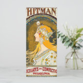 Alphonse Mucha  Whitman's Ad Menu (Staand voorkant)