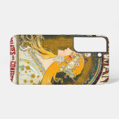 Alphonse Mucha Whitman's Ad Samsung Galaxy Hoesje (Achterkant horizontaal)