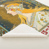 Alphonse Mucha Whitman's Ad Sherpa Deken (3/4)