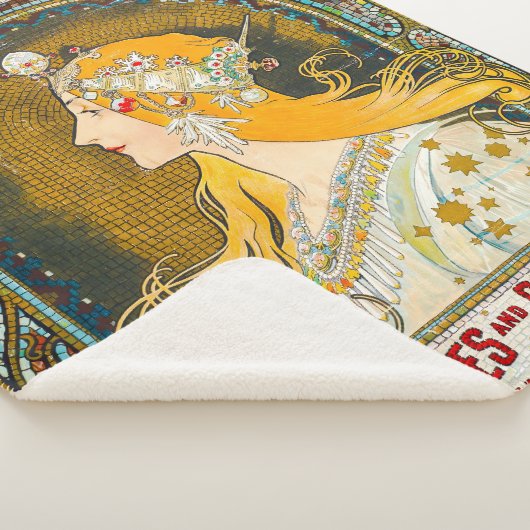 Alphonse Mucha Whitman's Ad Sherpa Deken (3/4)